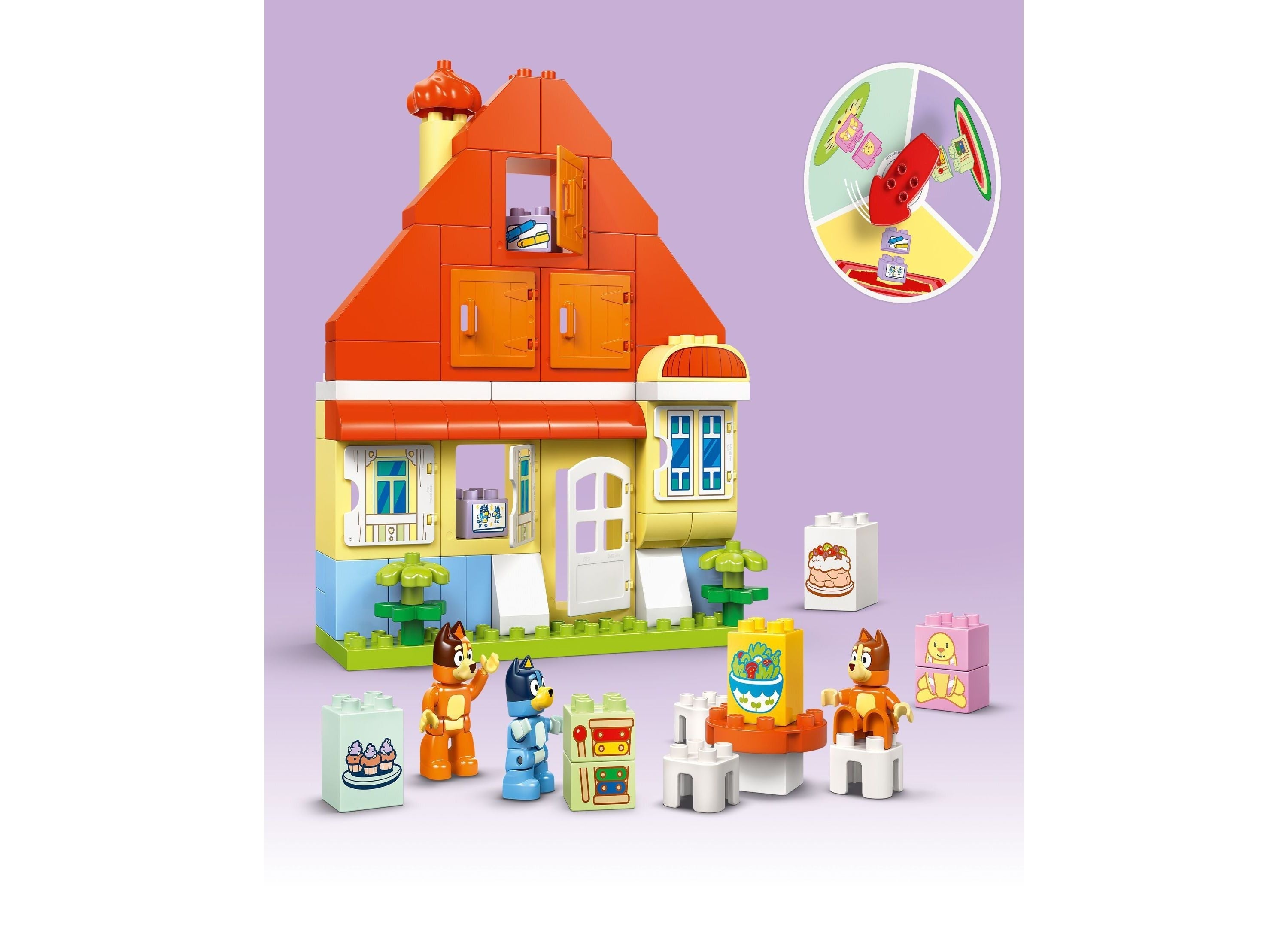 LEGO DUPLO Bluey's Family House and Memory Game - 83 Pieces