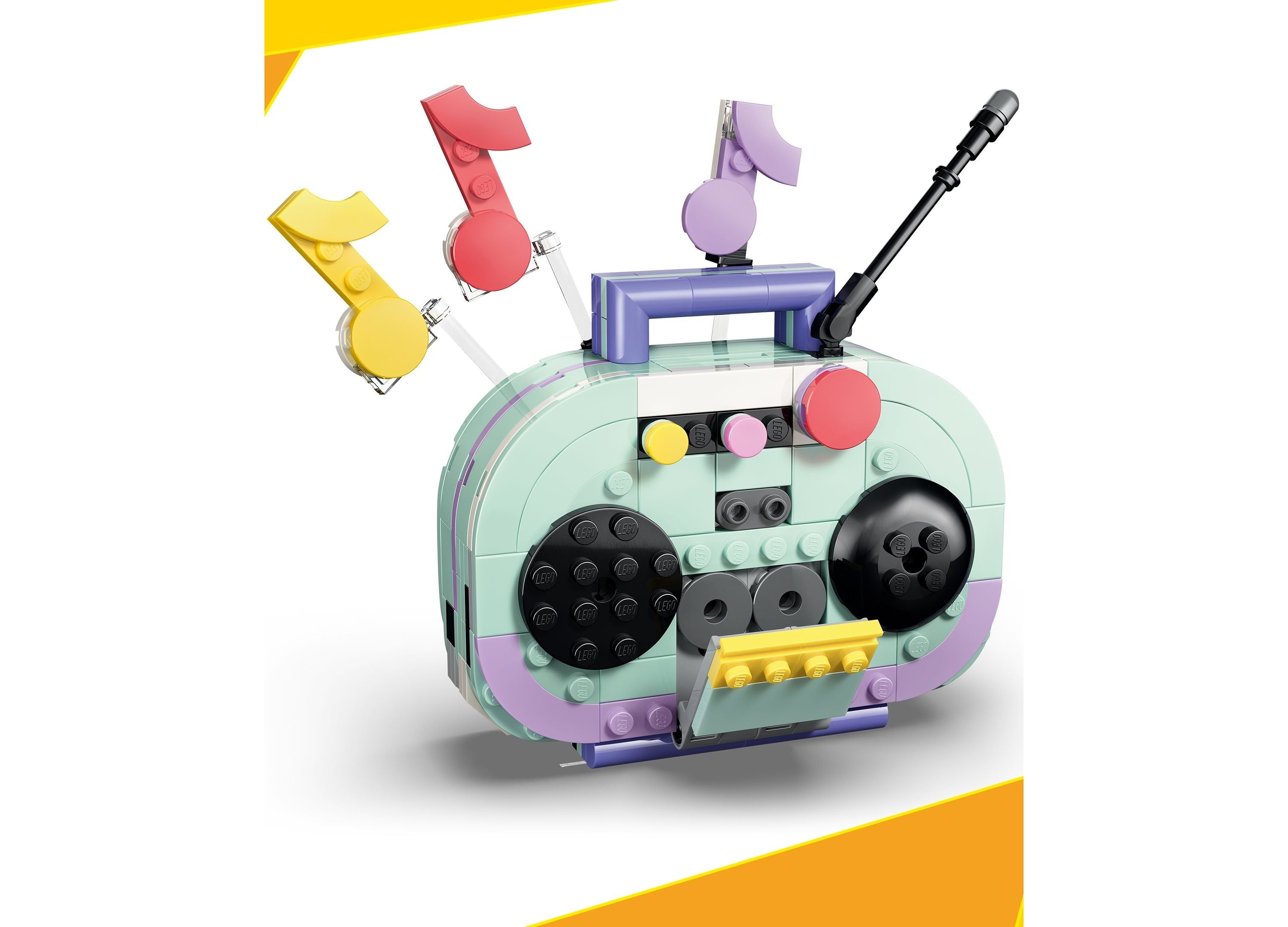 LEGO Creator 3-in-1 Music Decor Piano with Cat 485-Piece Building Set