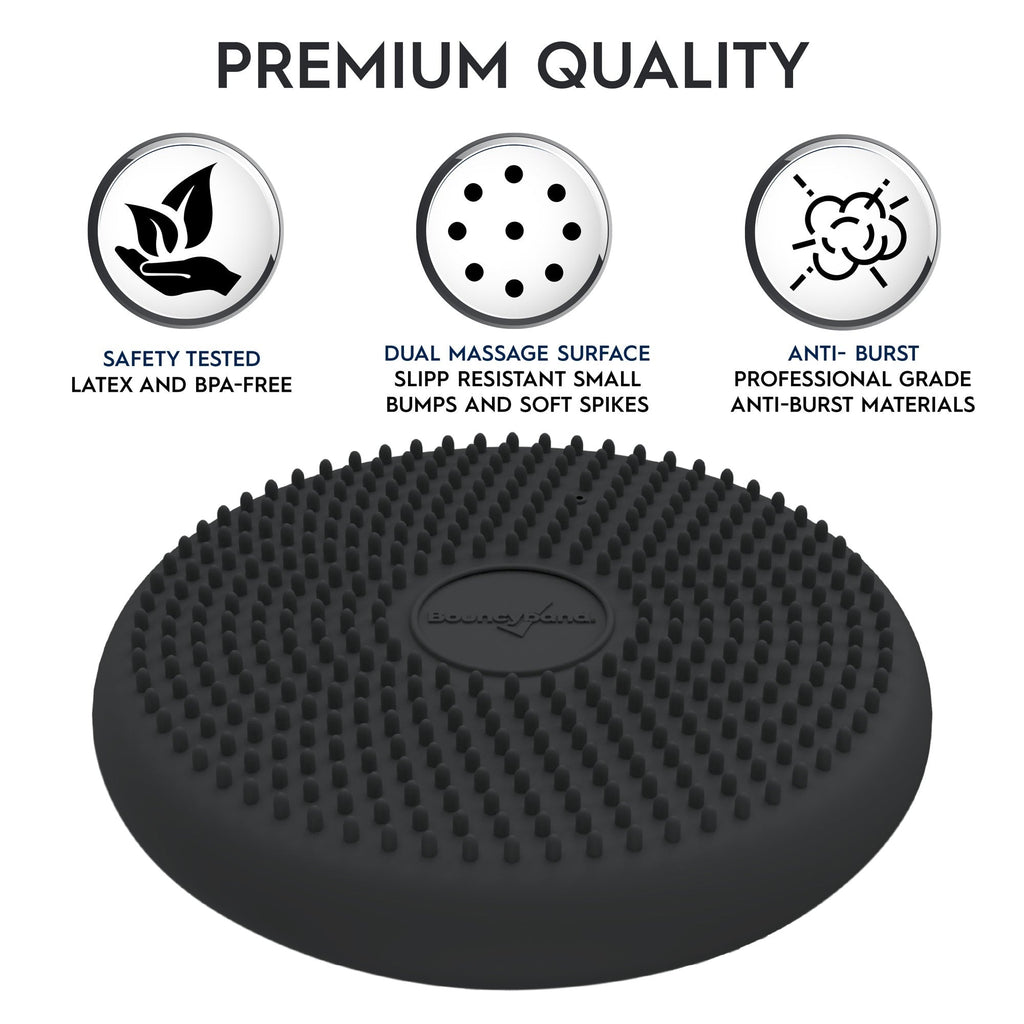 Bouncyband Little Wiggle Seat Sensory Cushion - Dark Gray
