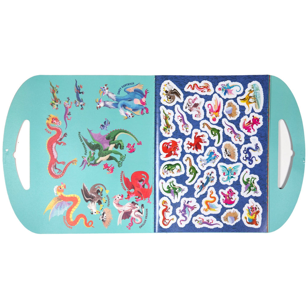 eeBoo Shiny Dragon Sticker Book With Over 200 Stickers