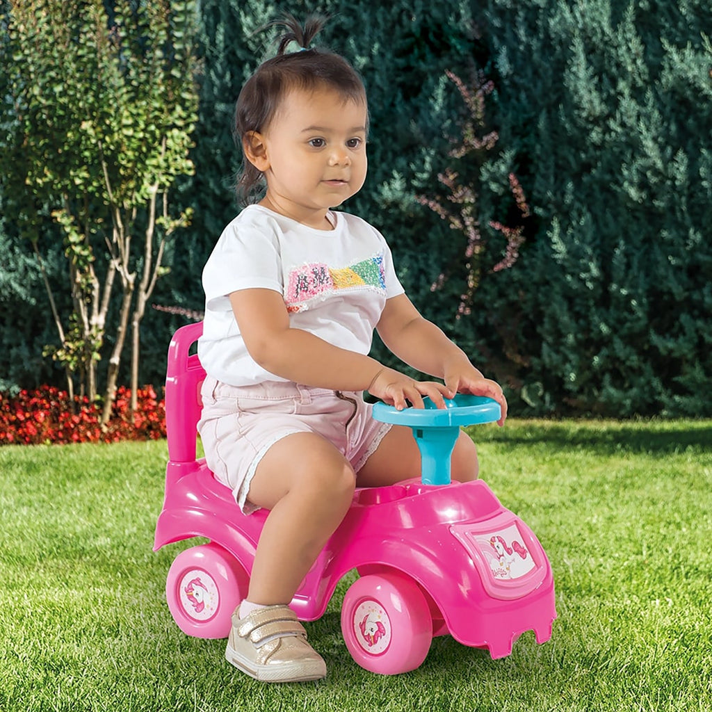 Dolu Toys - Pink Unicorn Sit and Ride - Whimsical Explorer