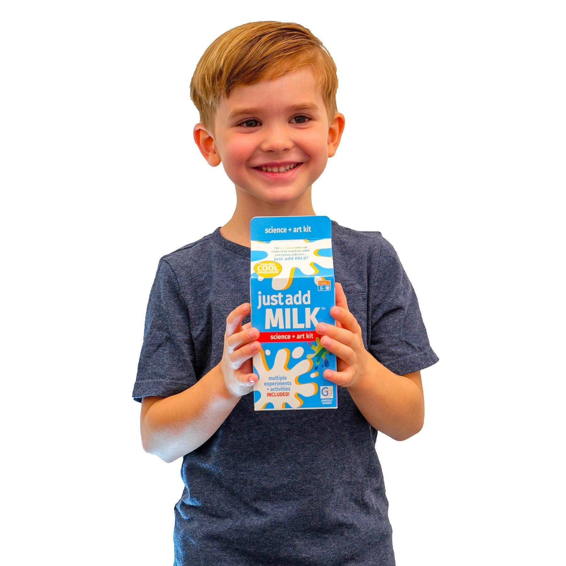 Griddly Kids Just Add Milk Science and Art Exploration Kit