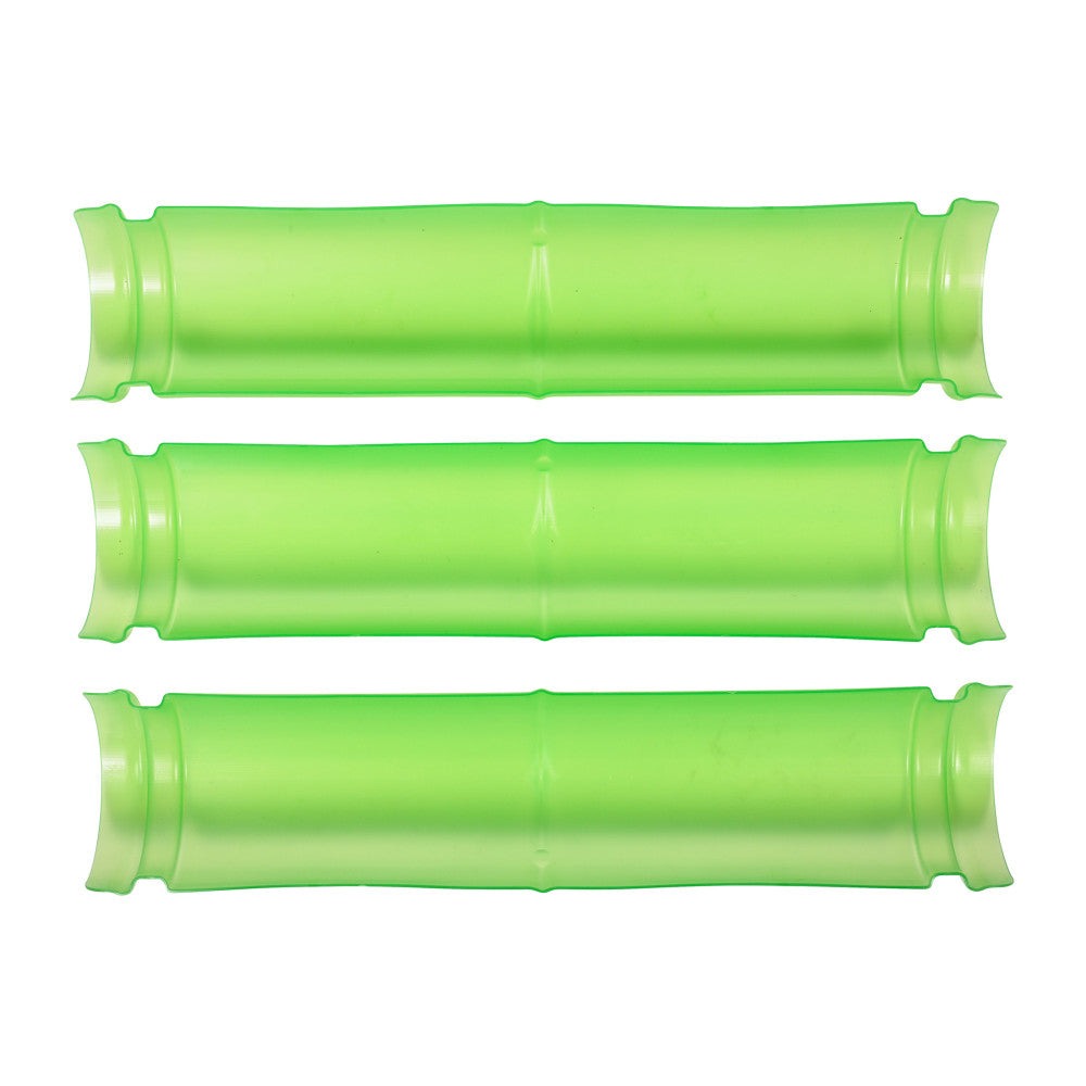 Spark & Wow Bamboo-Themed Water Channels - Set of 8 - Colorful Outdoor Playset