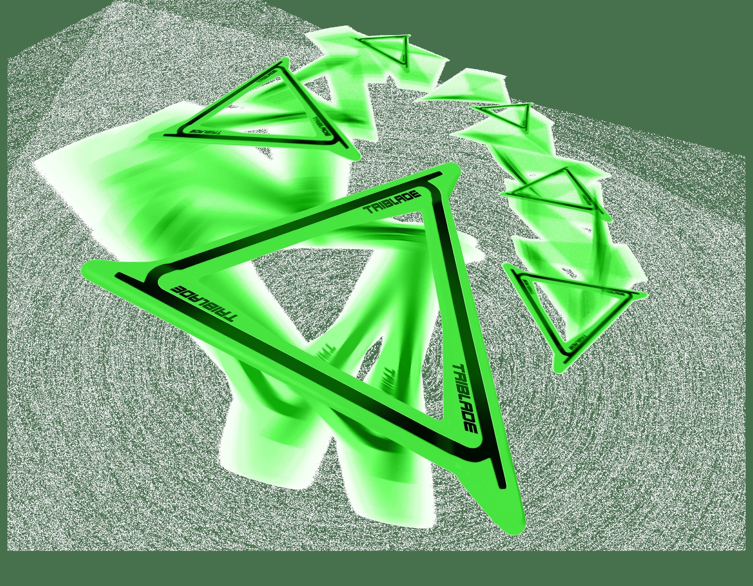Goliath Sports Aeroflyt Triblade Green - Boomerang Fun Awaits!