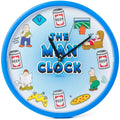 Big Mouth Toys Man Clock - Humorous Hourly Sound Alerts