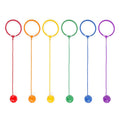 Champion Sports Colorful Swing Ball Set, 6-Pack Ankle Skip Balls