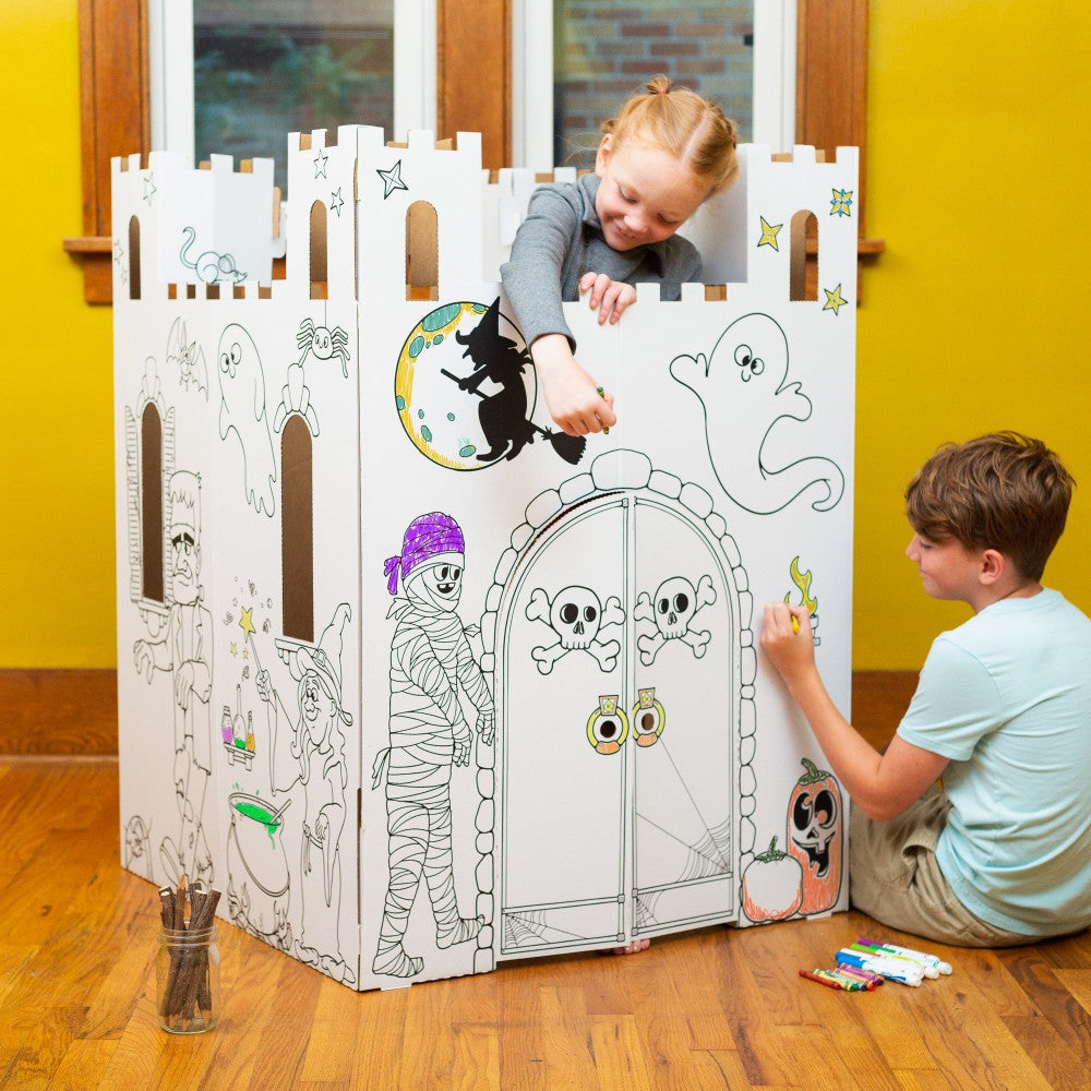 Easy Playhouse Haunted Castle Art & Craft Playhouse for Kids