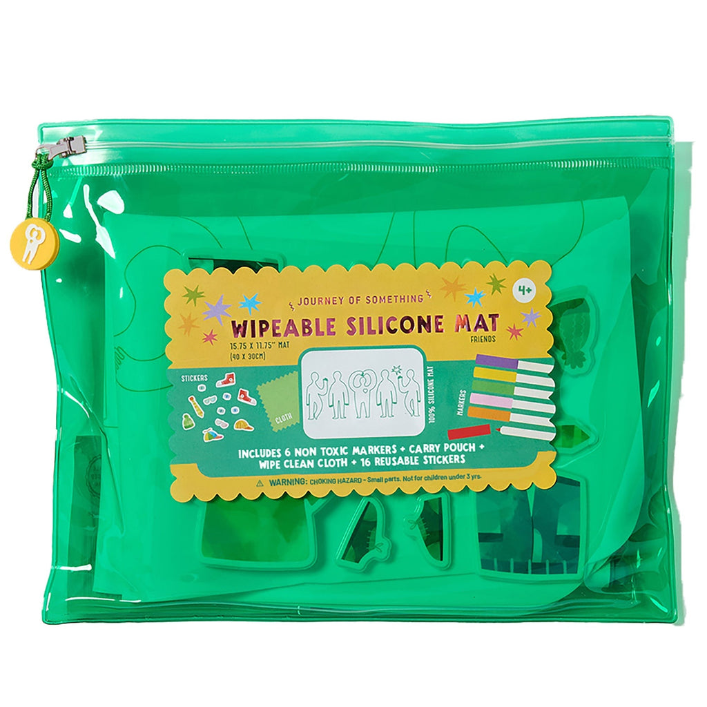 Journey Of Something Friends Wipeable Silicone Coloring Mat