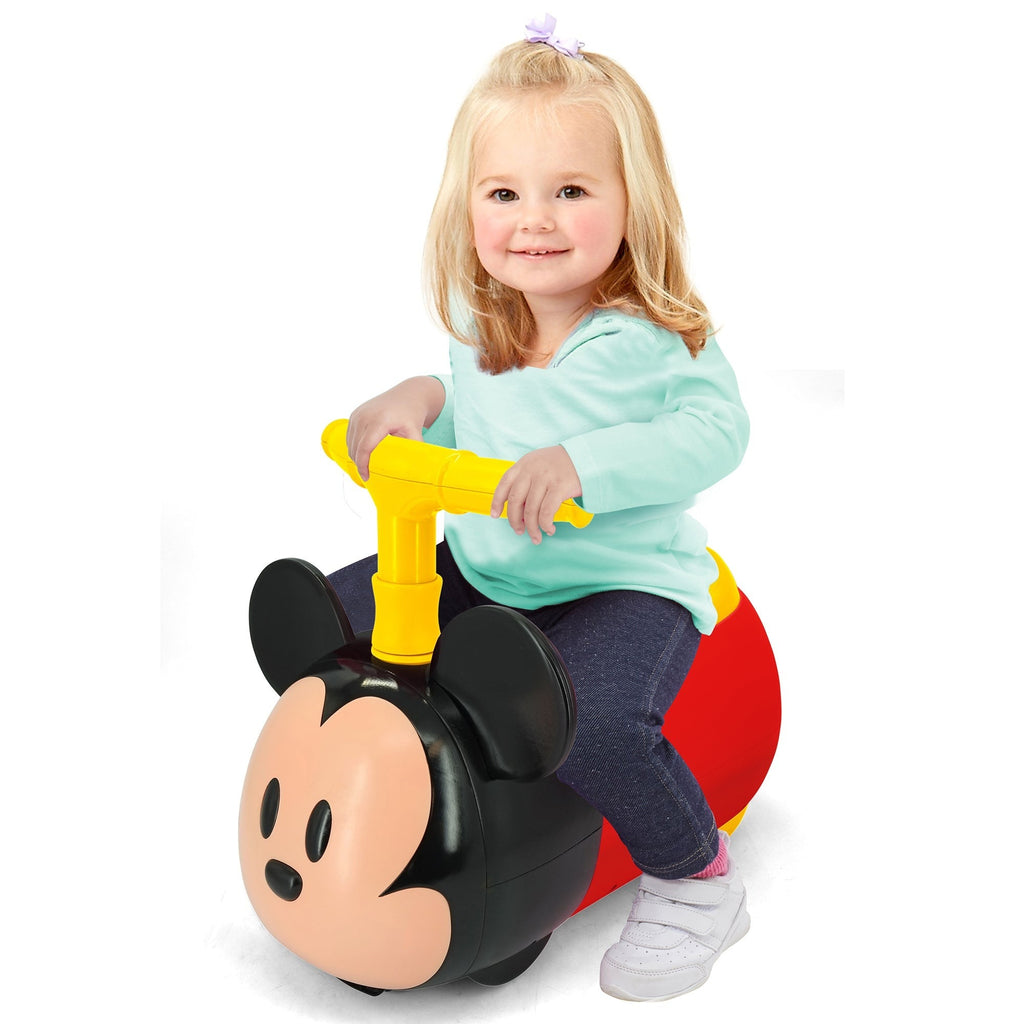 Kiddieland Mickey Mouse Zoom Zoom Ride-On With Lights & Sounds