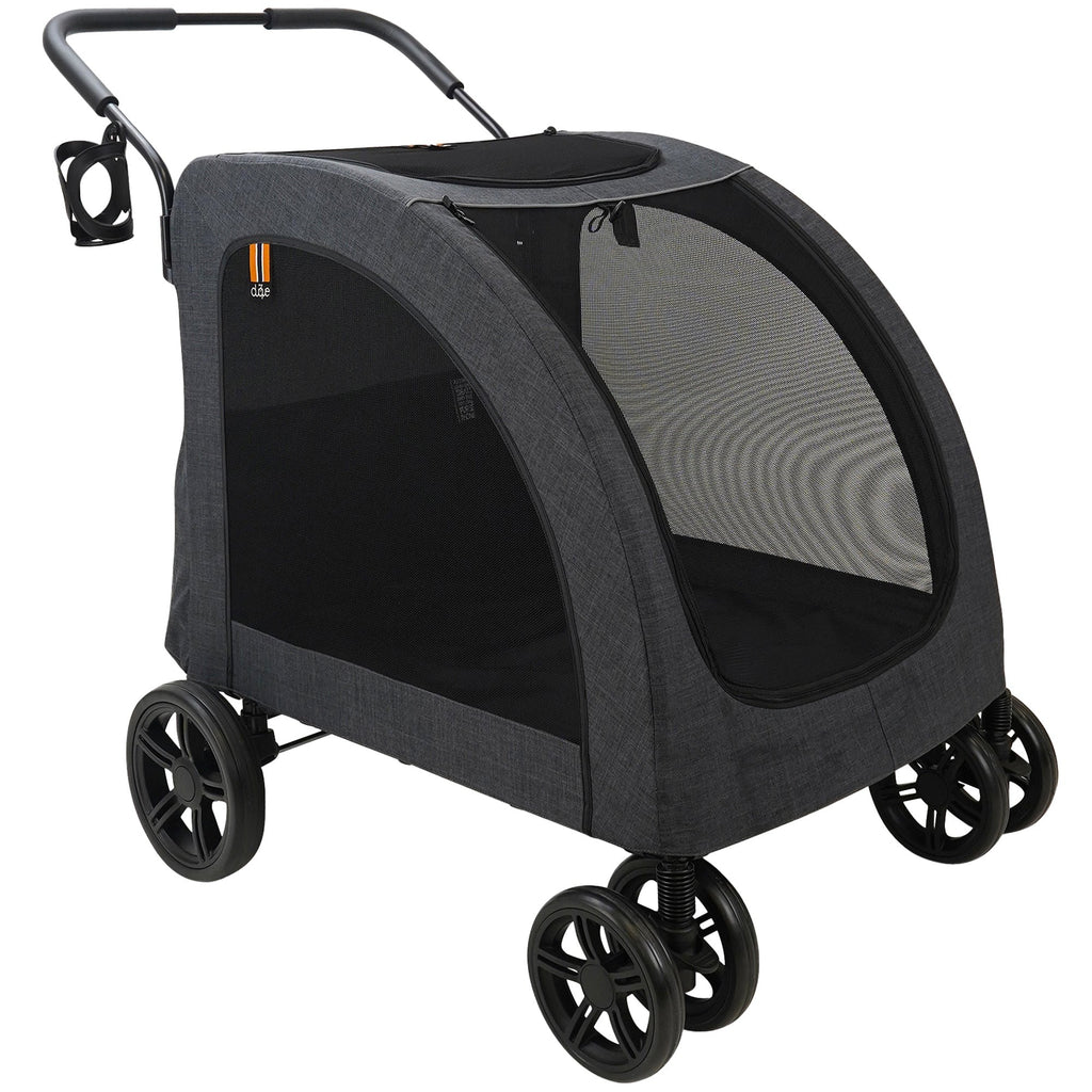 My Duque Chester Pet Stroller with Raincover - Large Dogs Up to 110 lbs