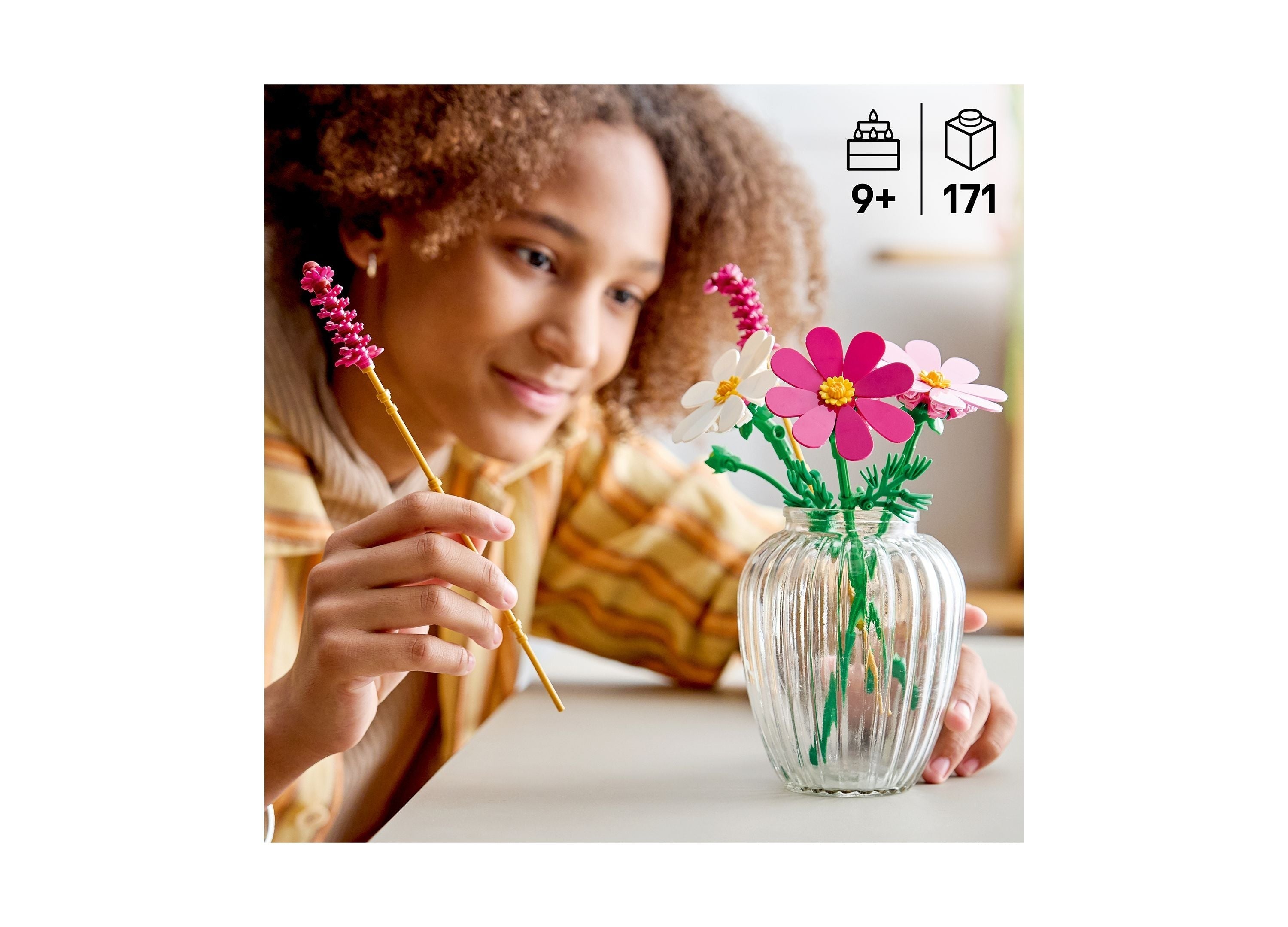 LEGO Cosmos Flowers 171-Piece Botanical Building Set