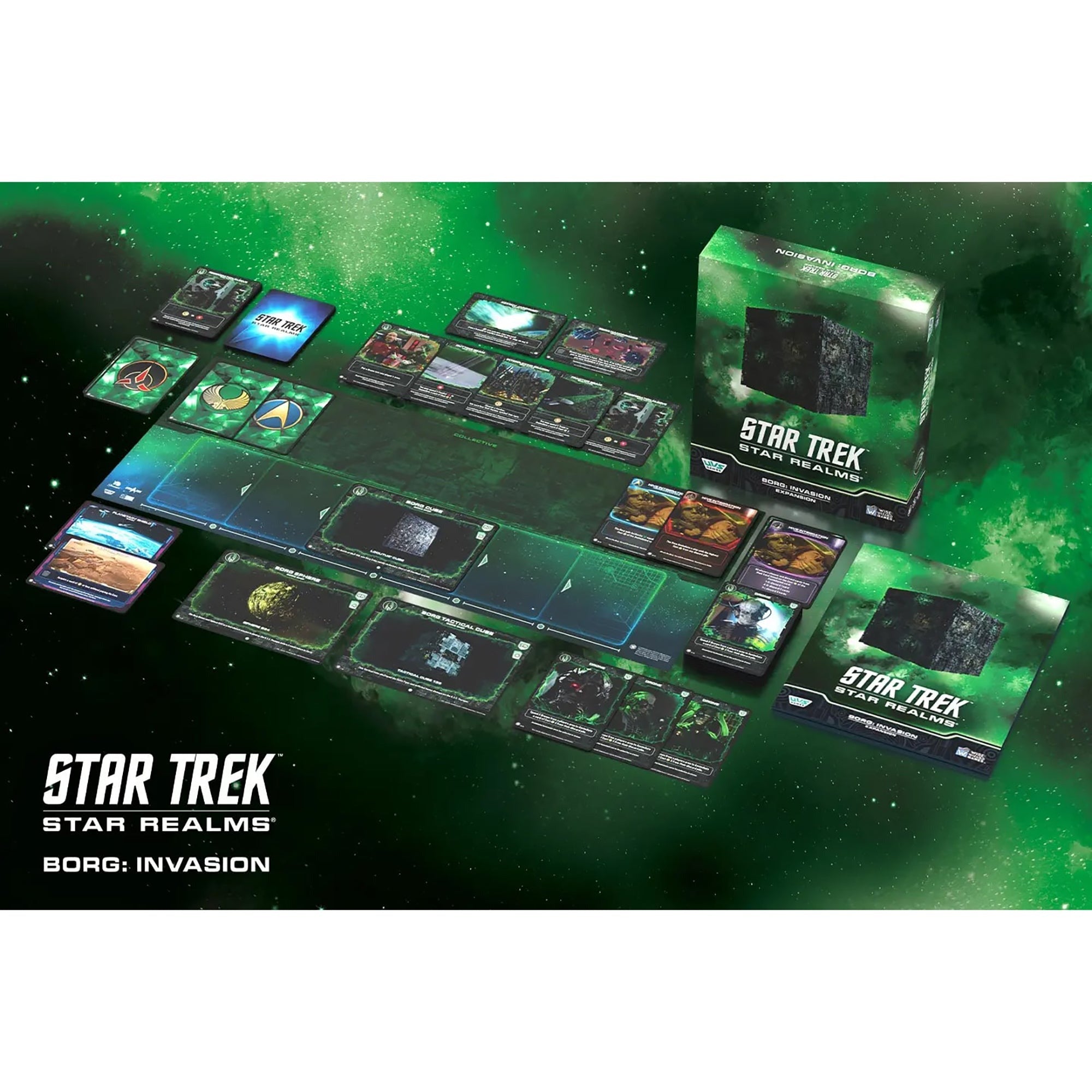 Star Trek: Star Realms Borg Invasion Expansion Deck Building Card Game
