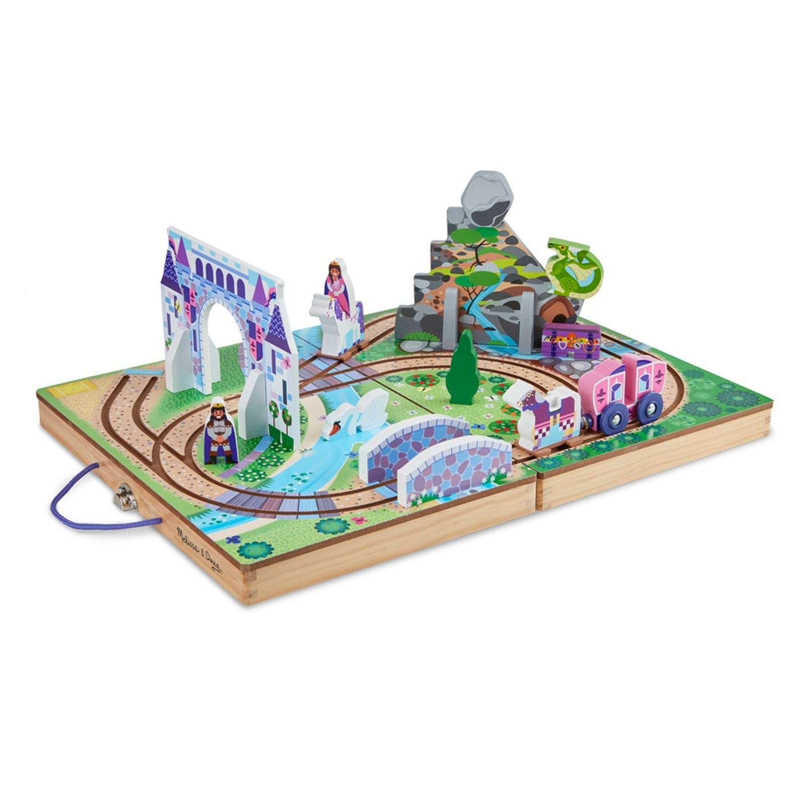 Melissa & Doug Take-Along Kingdom - Portable Royal Playset
