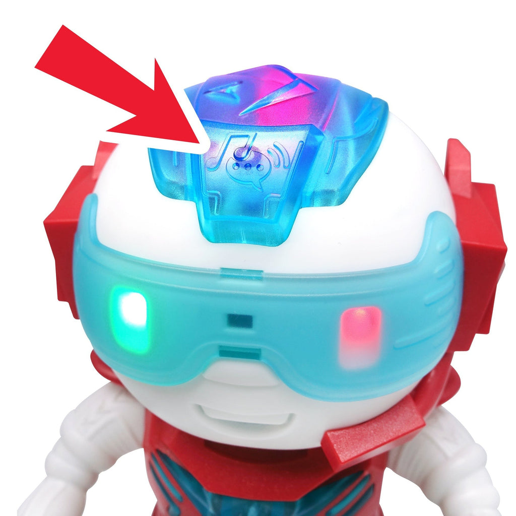 Dragon-i ChatiBot Interactive Dancing Robot With Lights And Sounds - Red
