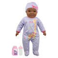 Little Darlings 19" Interactive Cuddle Baby Doll - Purple Giraffe Outfit