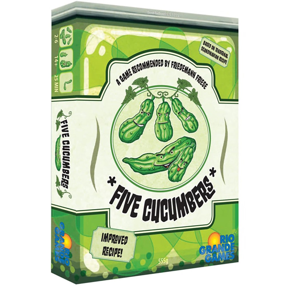 Rio Grande Games Five Cucumbers: Ultimate Strategy Card Frenzy