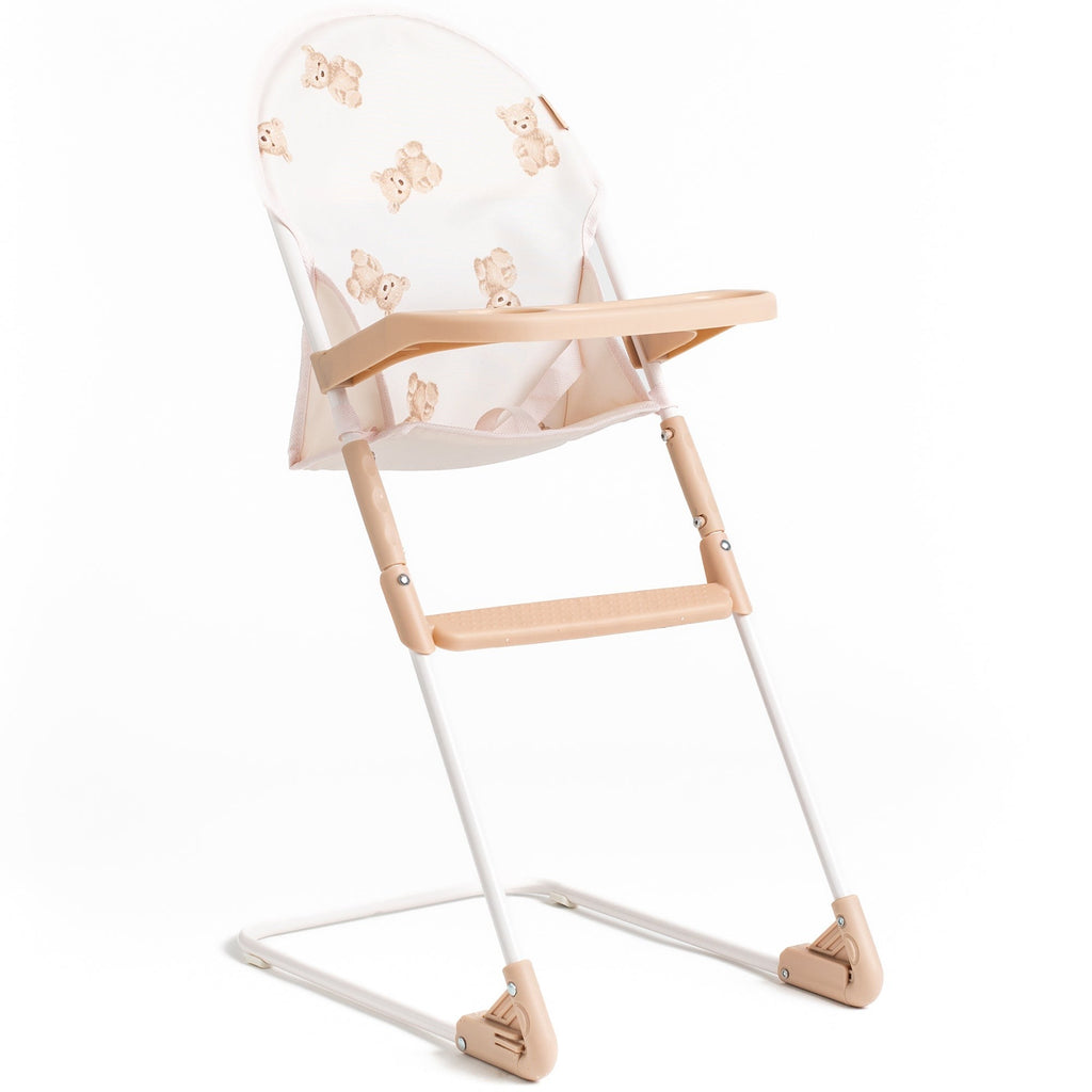Roma Teddy Doll High Chair With Wipe-Clean Tray