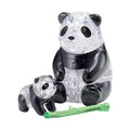 Charming Panda and Baby 3D Crystal Puzzle - 50 Pieces