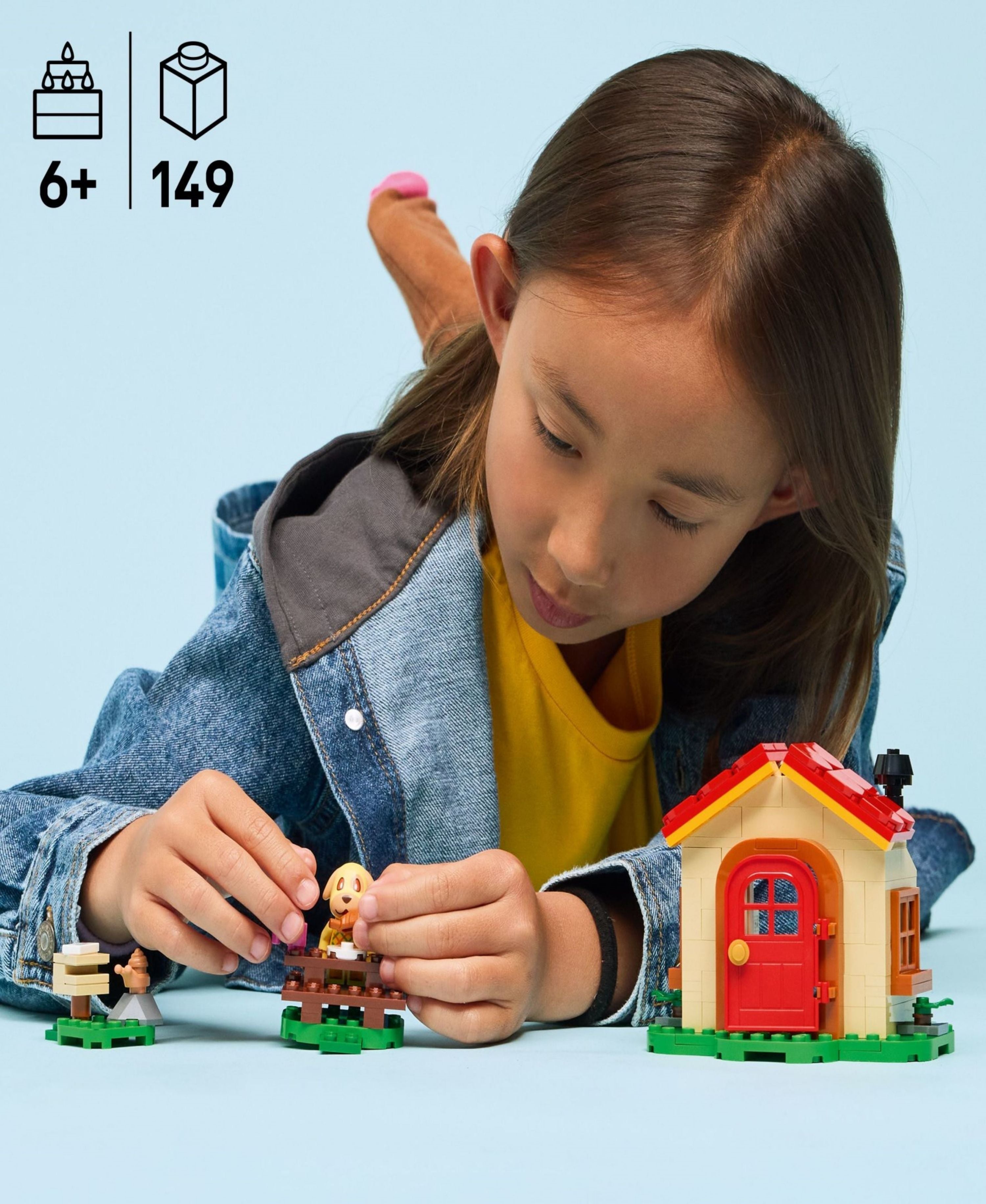 LEGO Animal Crossing Goldie's Cozy House Building Set 77058, 149 Pieces