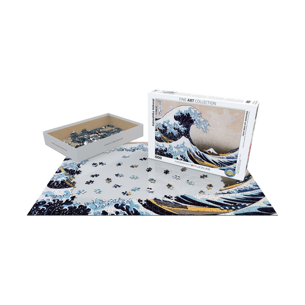 Hokusai The Great Wave Off Kanagawa 1000-Piece Collector's Jigsaw Puzzle