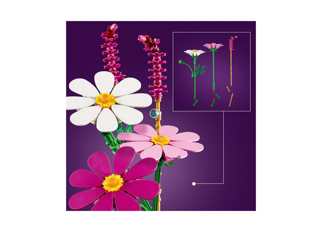 LEGO Cosmos Flowers 171-Piece Botanical Building Set