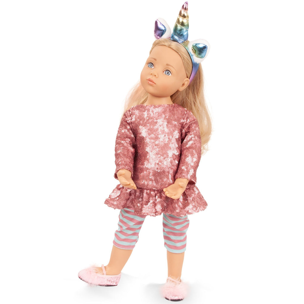 Götz Happy Kidz Anna Unicorn 19.5-Inch Poseable Collector Doll