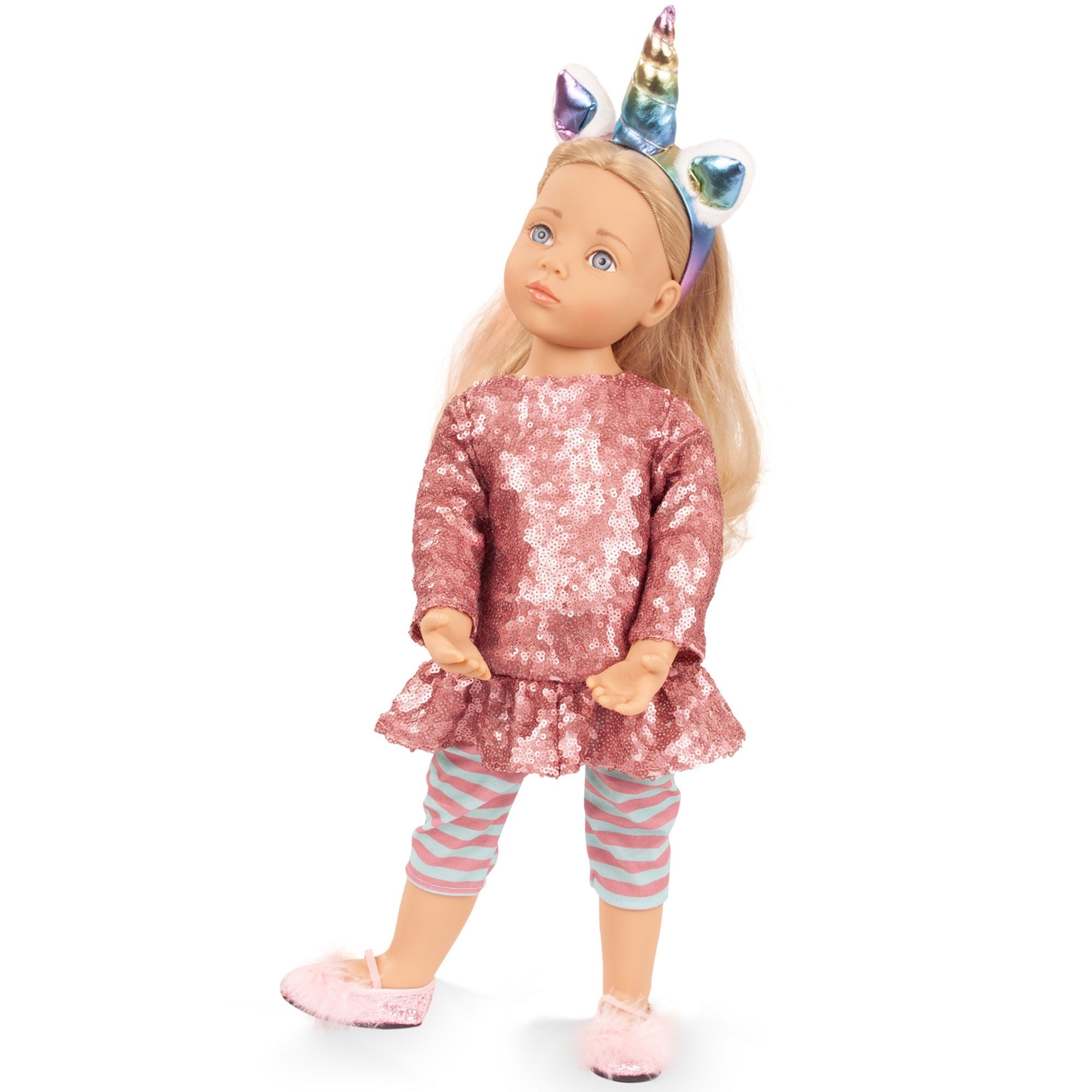 Götz Happy Kidz Anna Unicorn 19.5-Inch Poseable Collector Doll