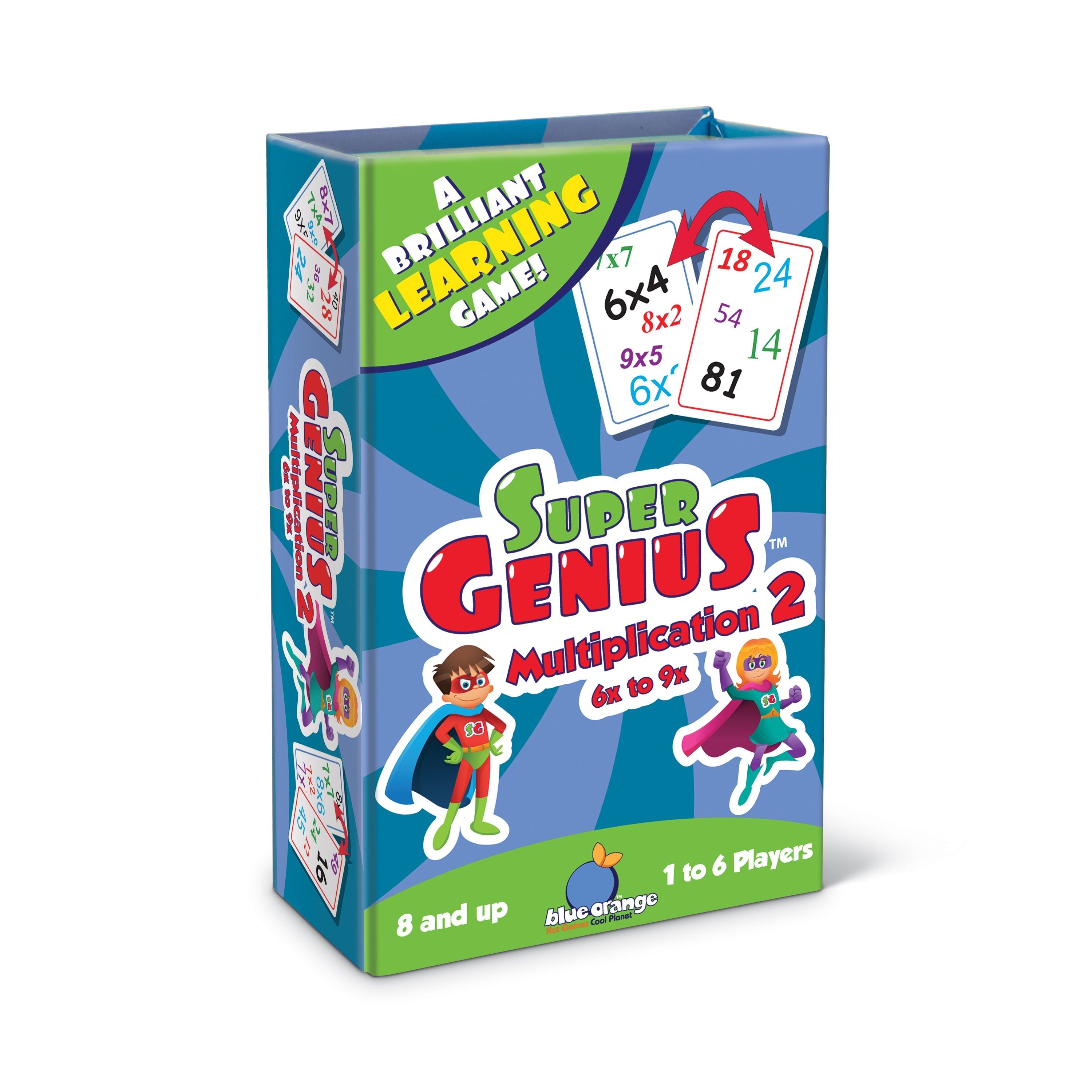 Super Genius Multiplication 2 Math Wizard Matching Game