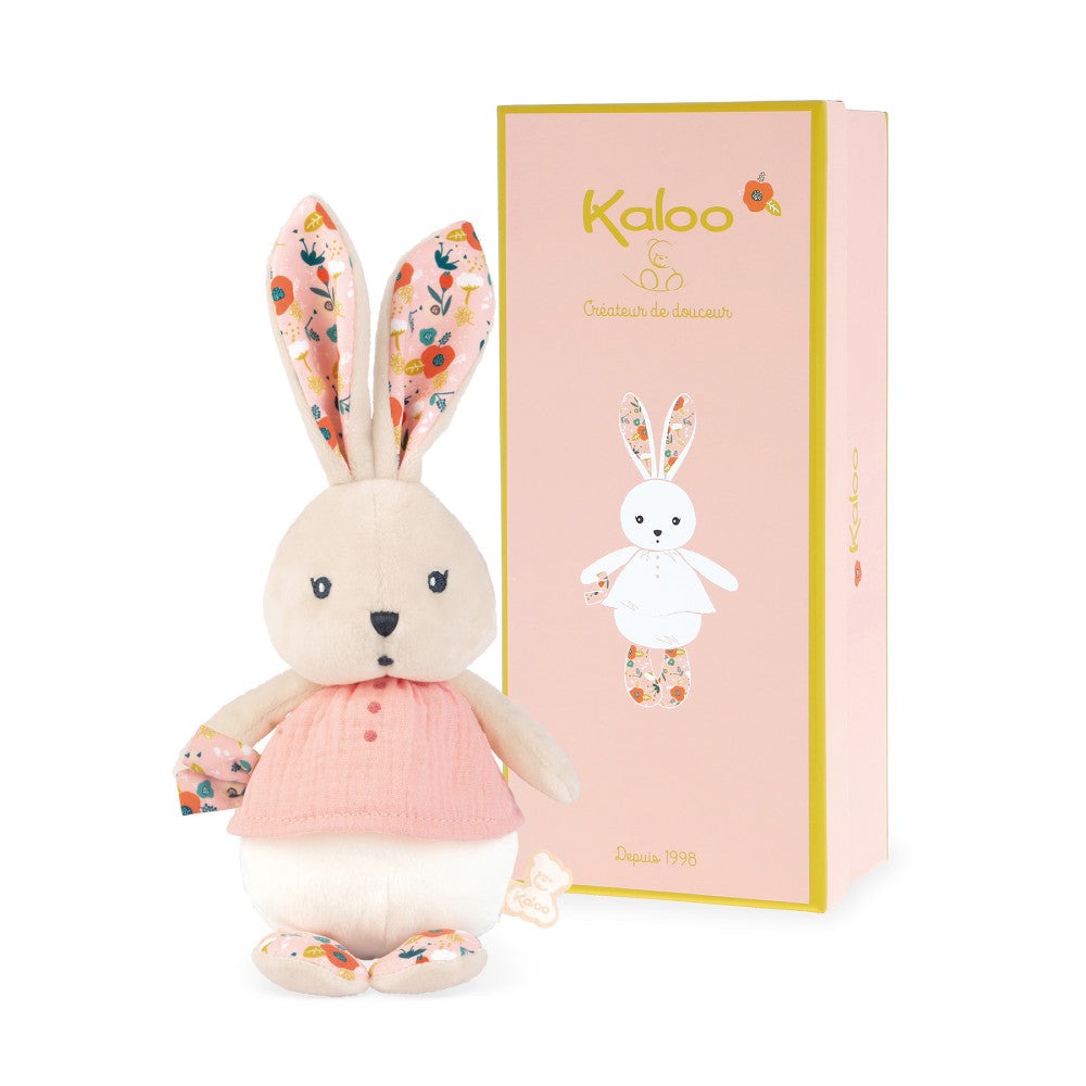 Kaloo K'doux 8.58 inch Plush Rabbit Poppy - Peach
