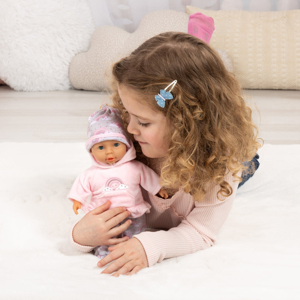 Baby Doll 11-Inch Soft Body With Pink Rainbow Outfit