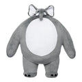 Tiny Headed Kingdom Dorrit Plush Elephant 15 inch - Soft Grey