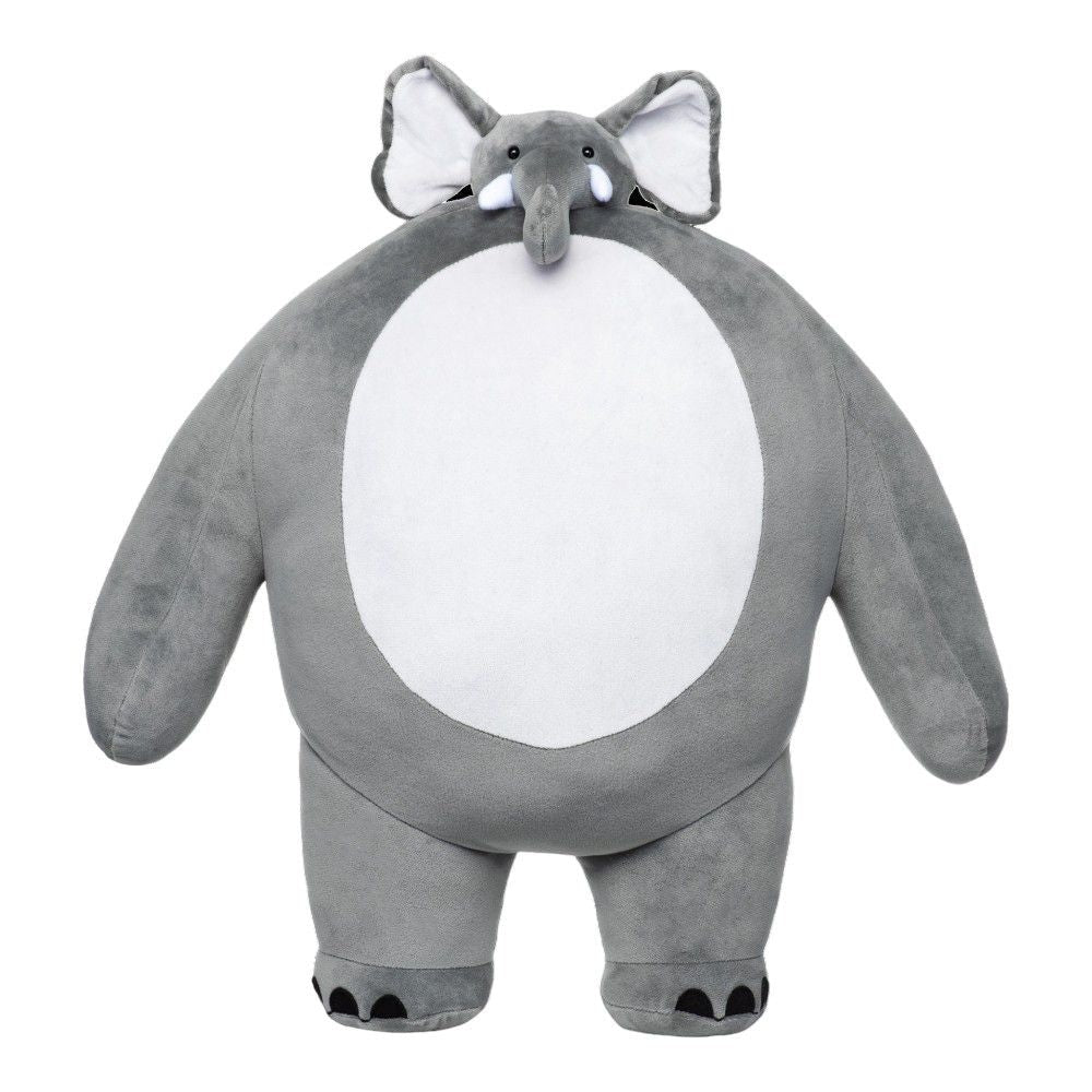 Tiny Headed Kingdom Dorrit Plush Elephant 15 inch - Soft Grey