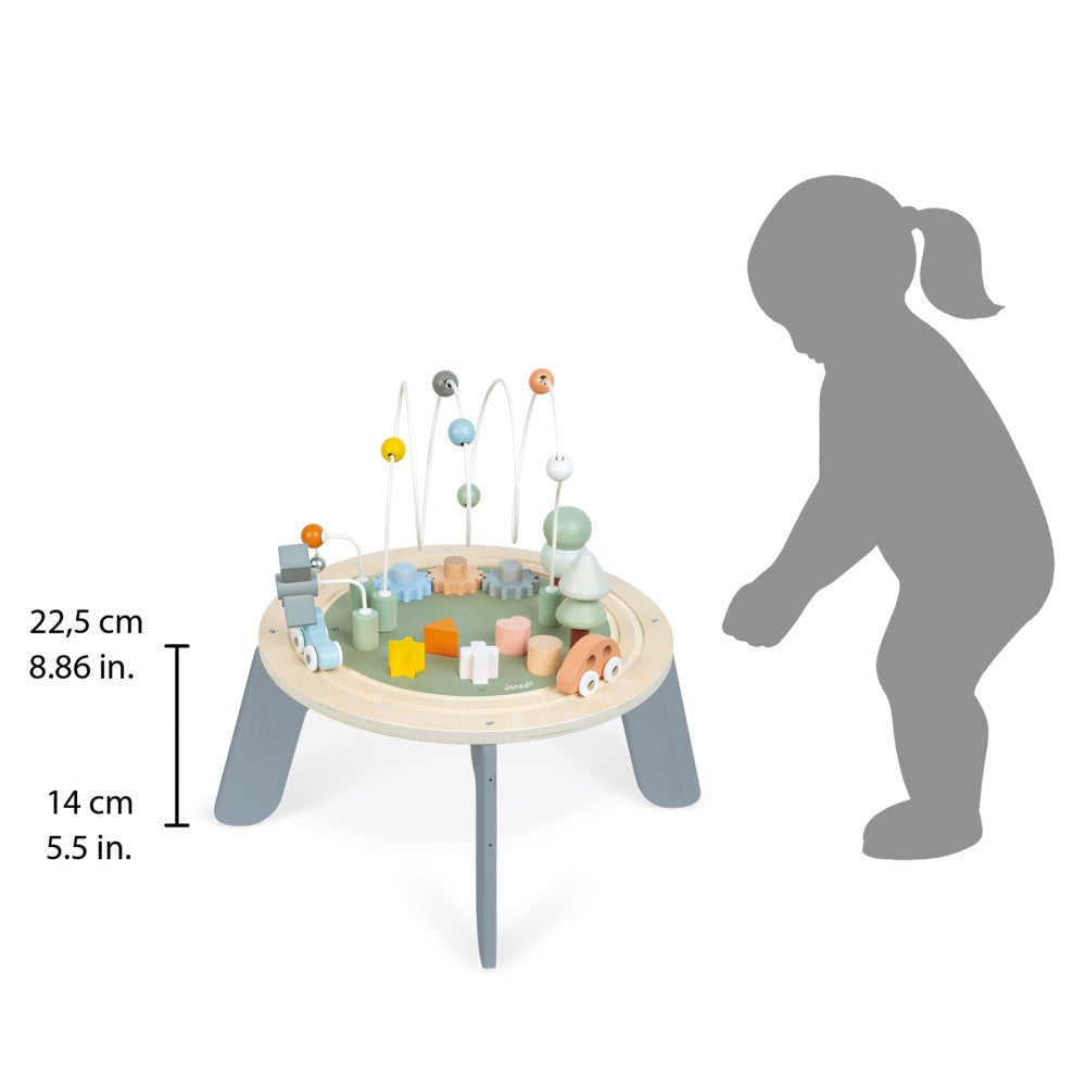 Janod Sweet Cocoon Activity Table - Interactive Learning Station
