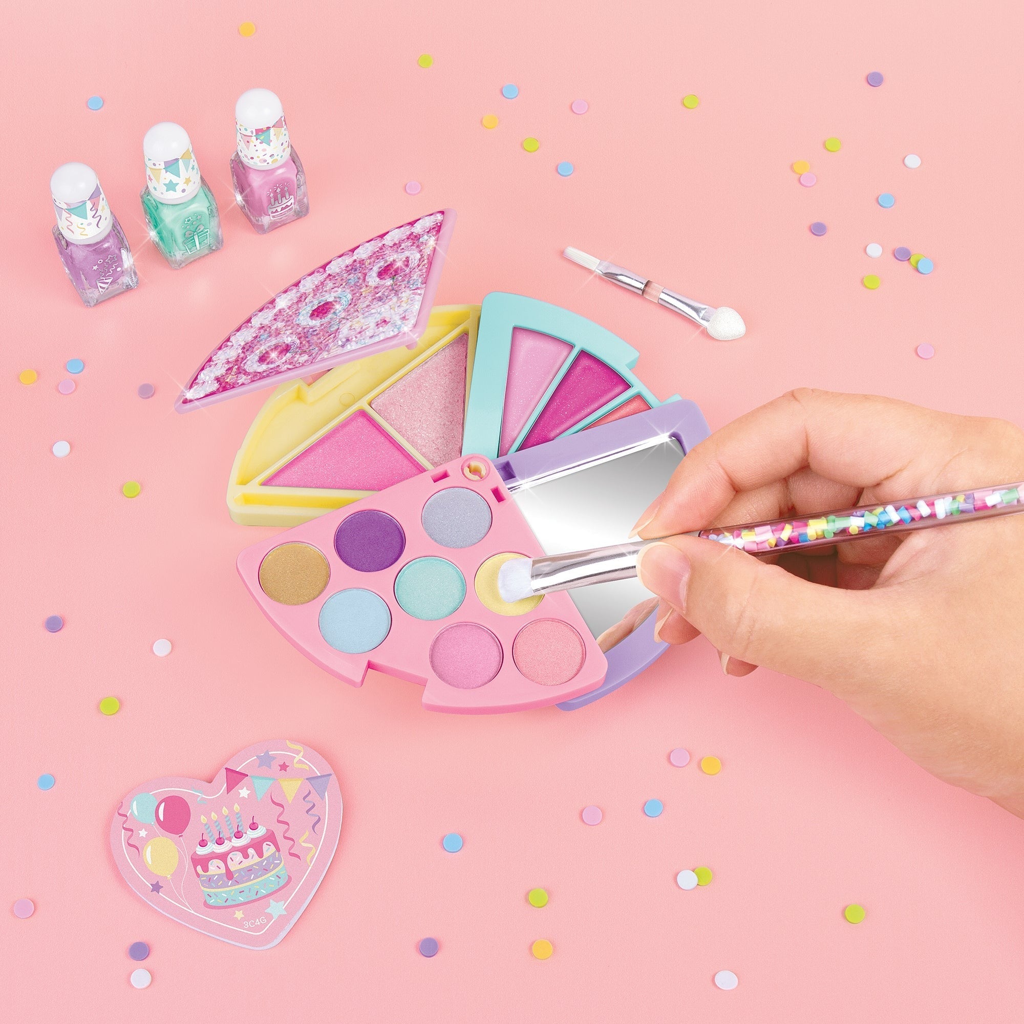 3C4G That Takes The Cake 21-Piece Cosmetic Palette With Mirror