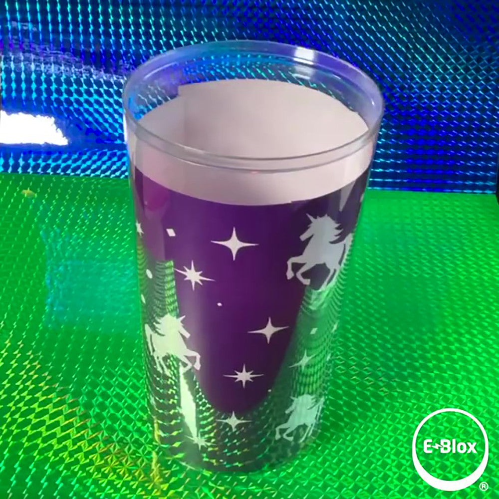 E-Blox Power Blox Unicorn Glowing Night Light - STEM Toy for Kids Ages 5+