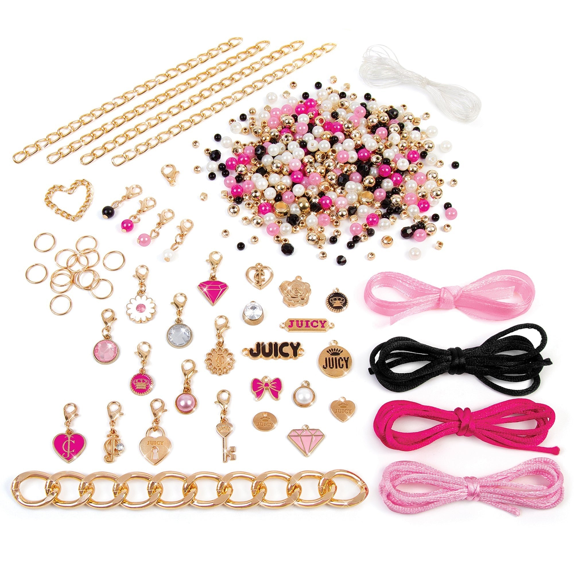 Juicy Couture Glitz N Glam 18-Piece Charm Bracelet Kit - Multicolor