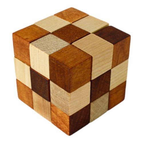 Classic Wooden MindBenders 6-Pack Puzzle Set - Intricate Brain Teasers