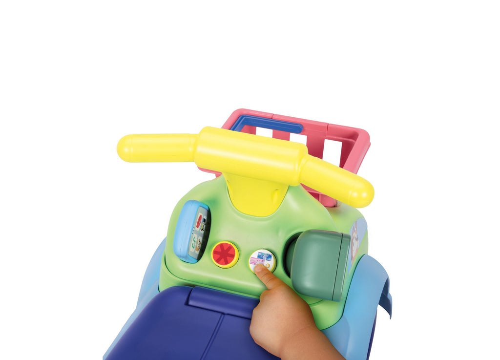 Bluey Shopping Cart Ride-On With Scanner And Grocery Accessories