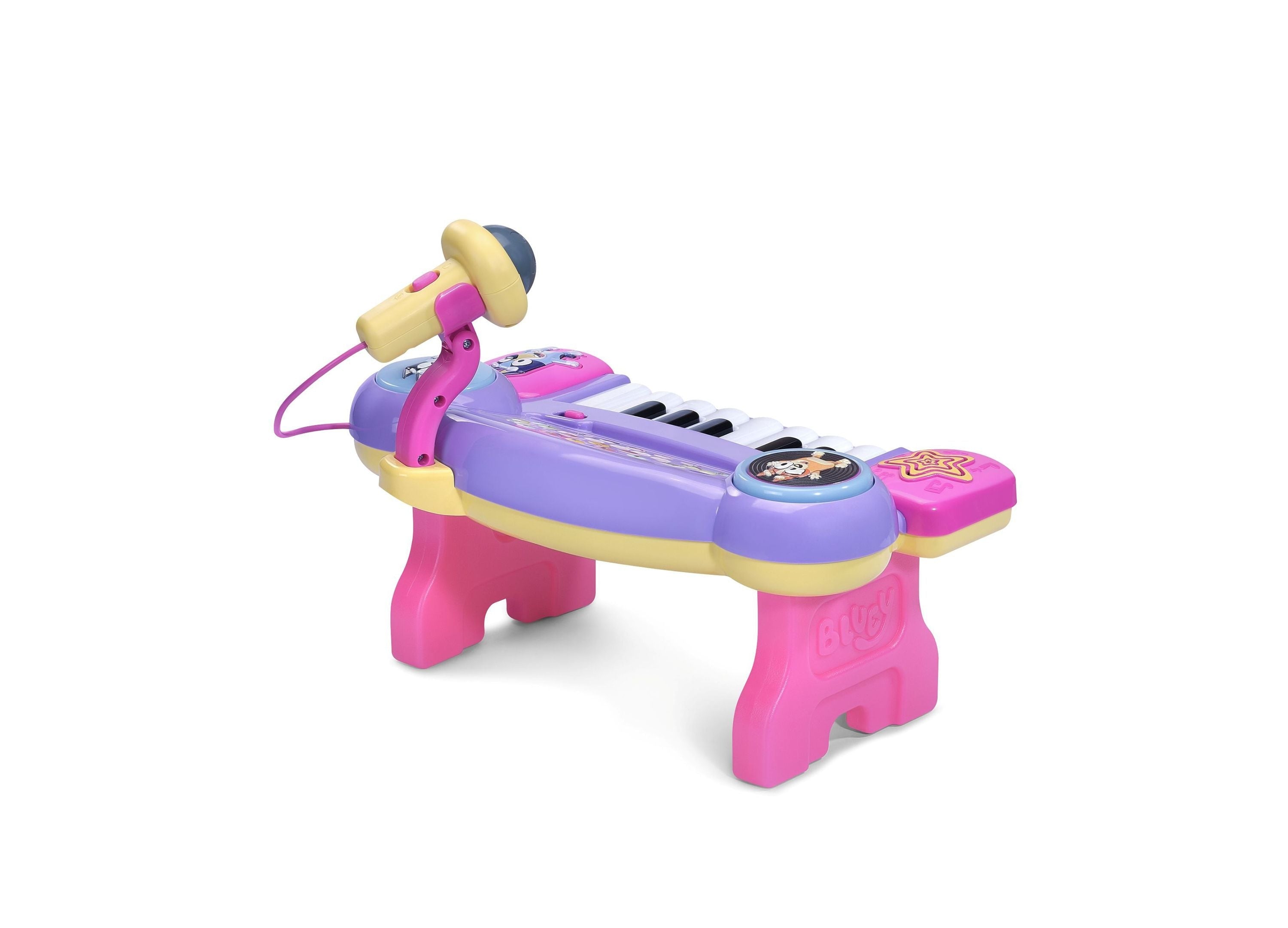 Bluey Sing-Along Keyboard With Microphone And Light-Up Keys