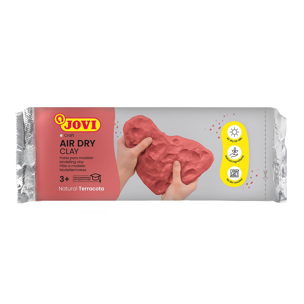 JOVI Air Dry Clay Terracotta Art Bar Pack - 1.1lb, Set of 3