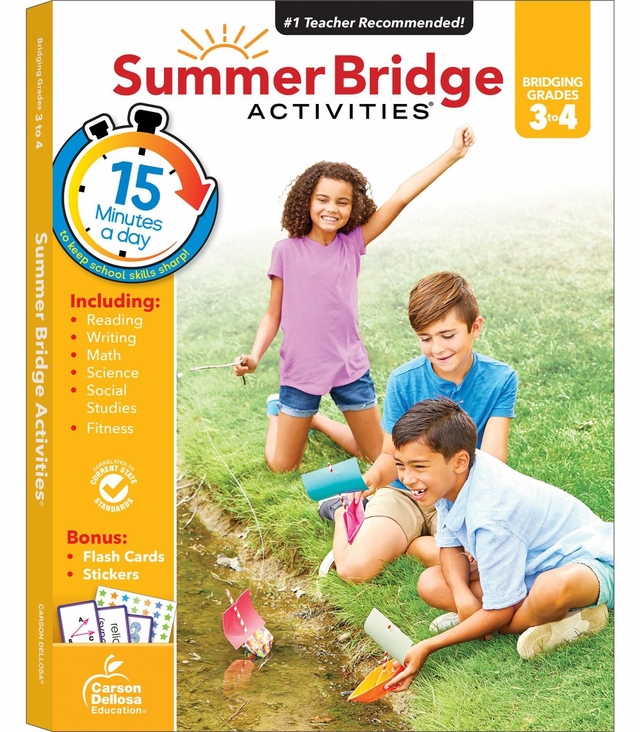 Summer Bridge Activities Grades 3-4 Workbook All Subjects