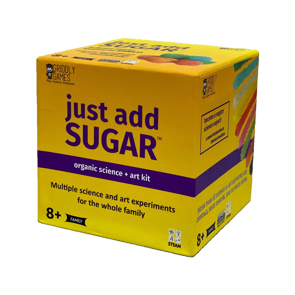 Griddly Games Just Add Sugar Science and Art Kit for Kids
