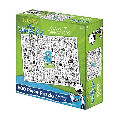 Diary of a Wimpy Kid Class Characters Jigsaw Puzzle - 500 pc