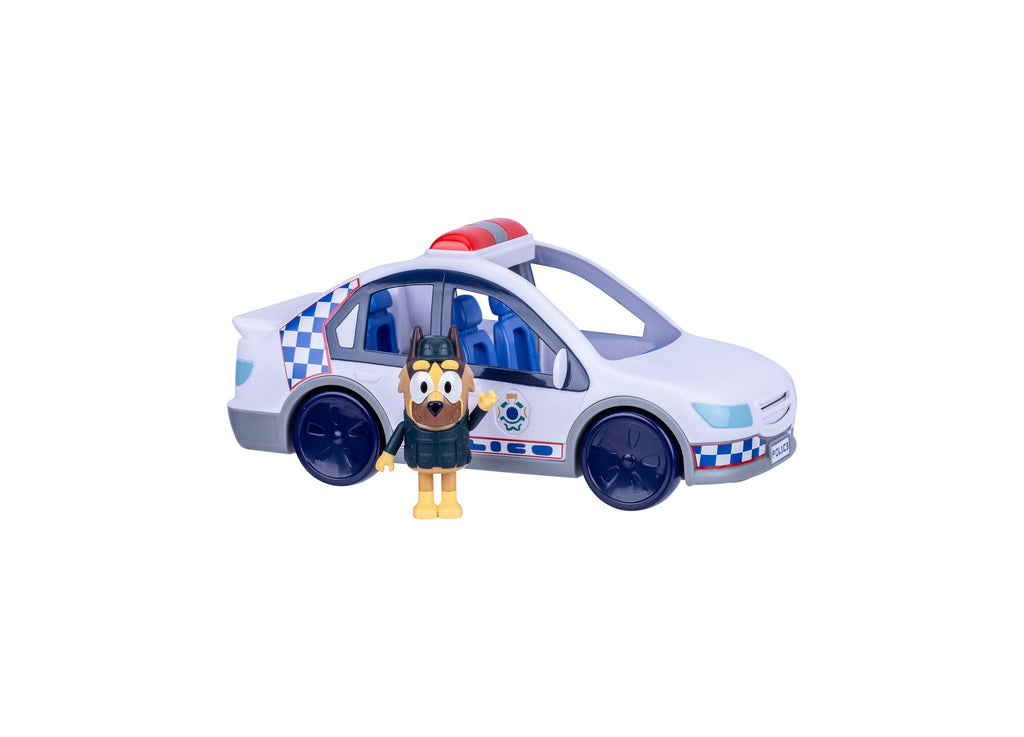 Bluey Police Car With Police Man Figure And Lights And Sounds
