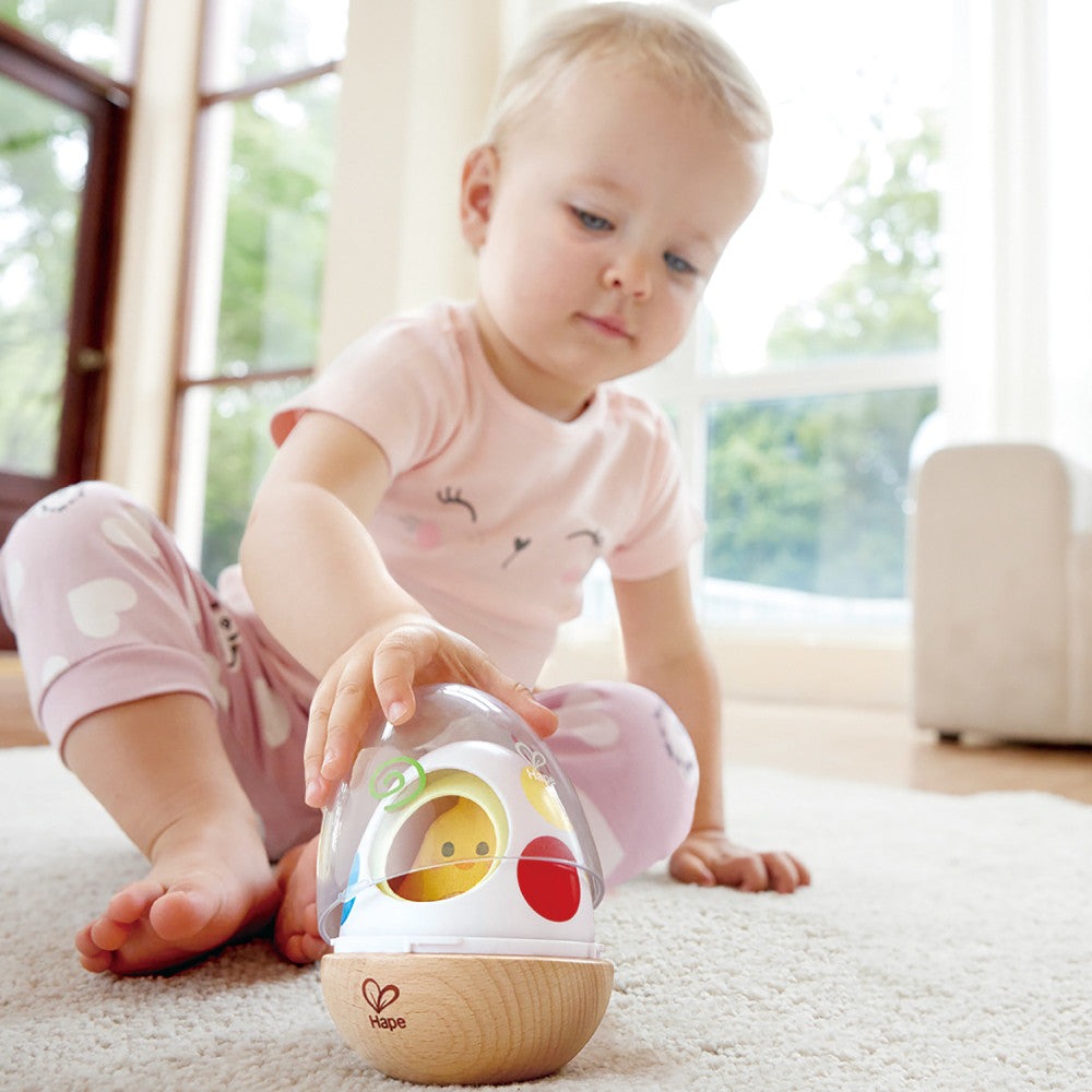 Hape Wobble Wonder Stacker - Playful Chicken & Egg Toy