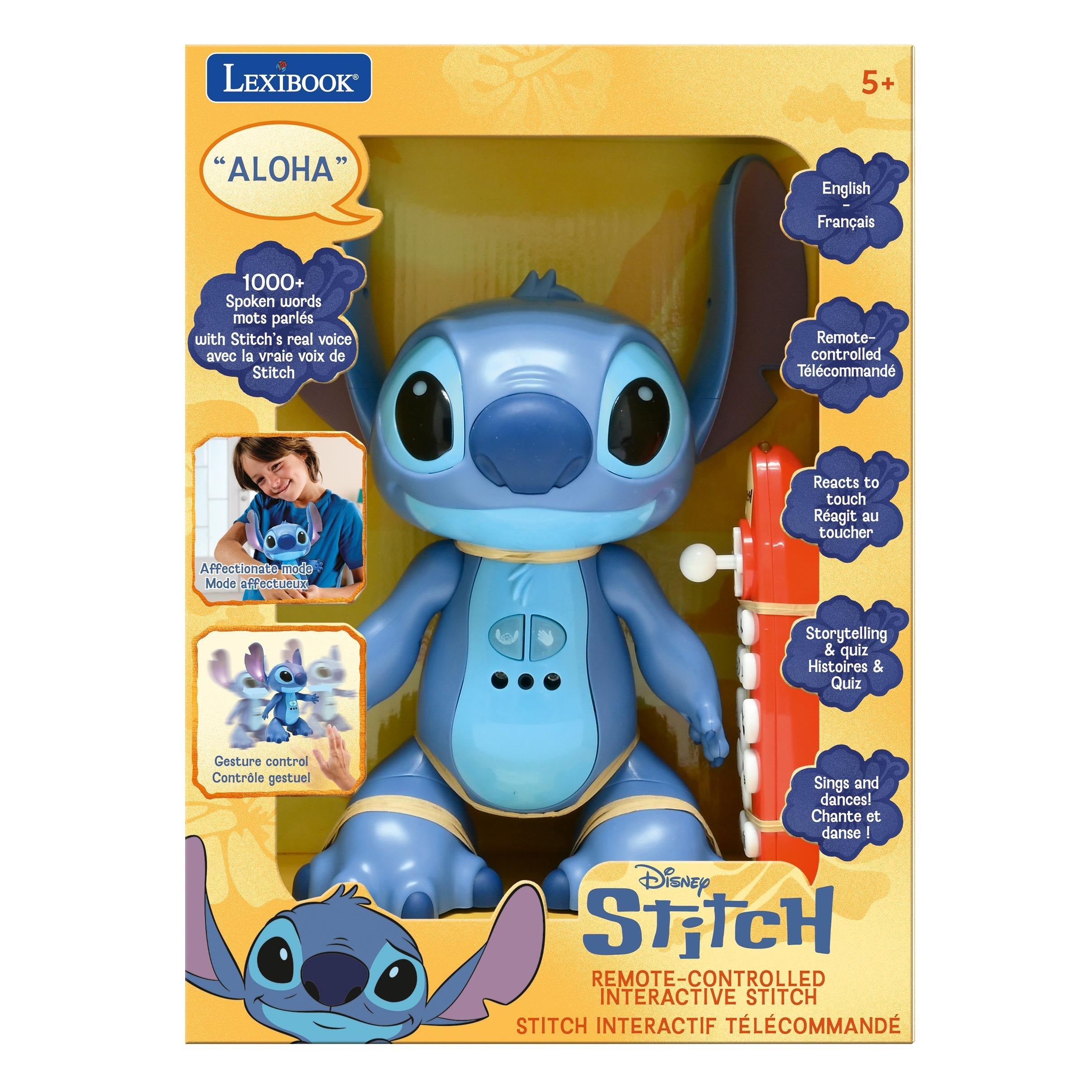 STITCHEN Interactive Remote-Controlled Stitch - Real Voice Animatronic