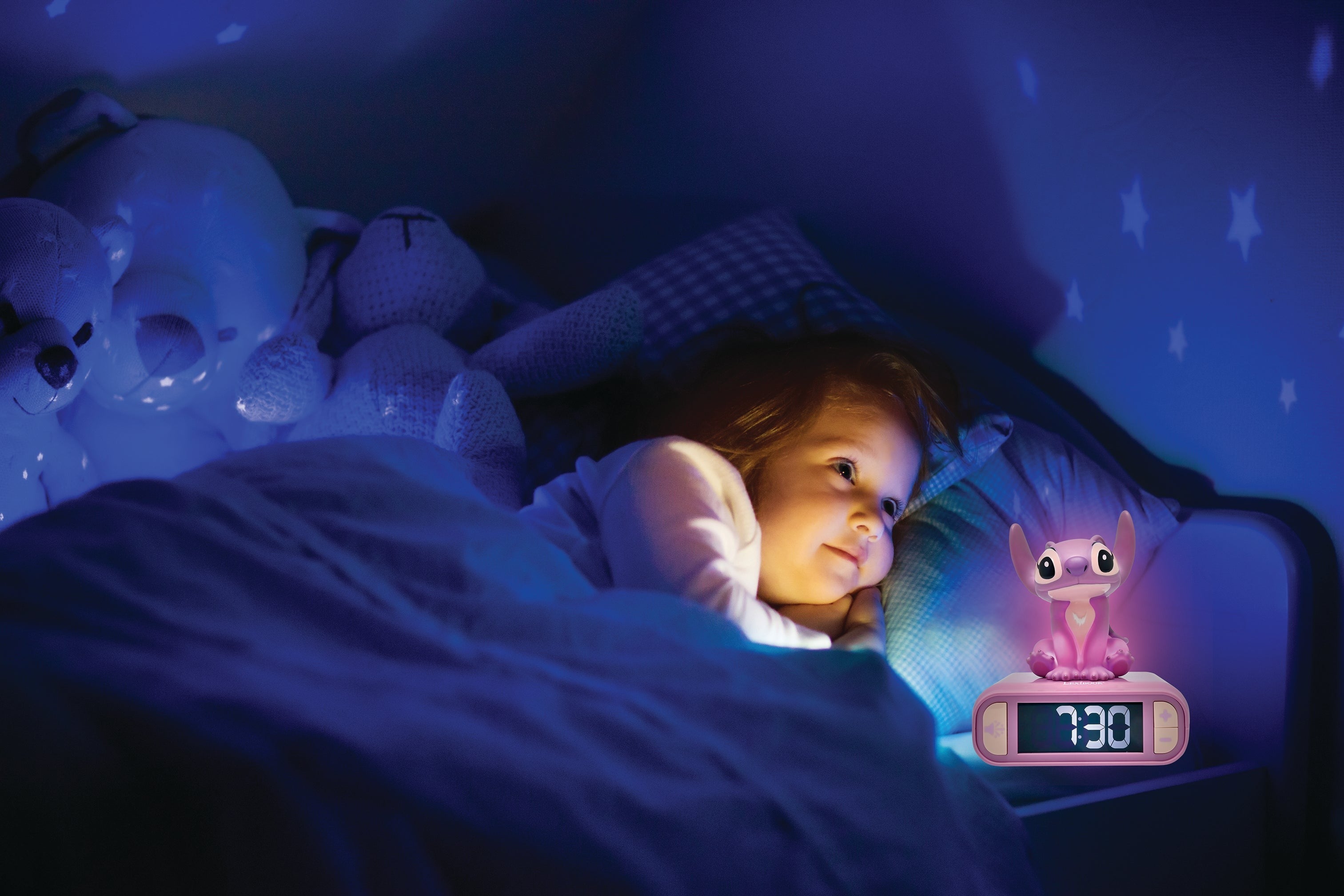 Angel Night light Alarm Clock with sounds