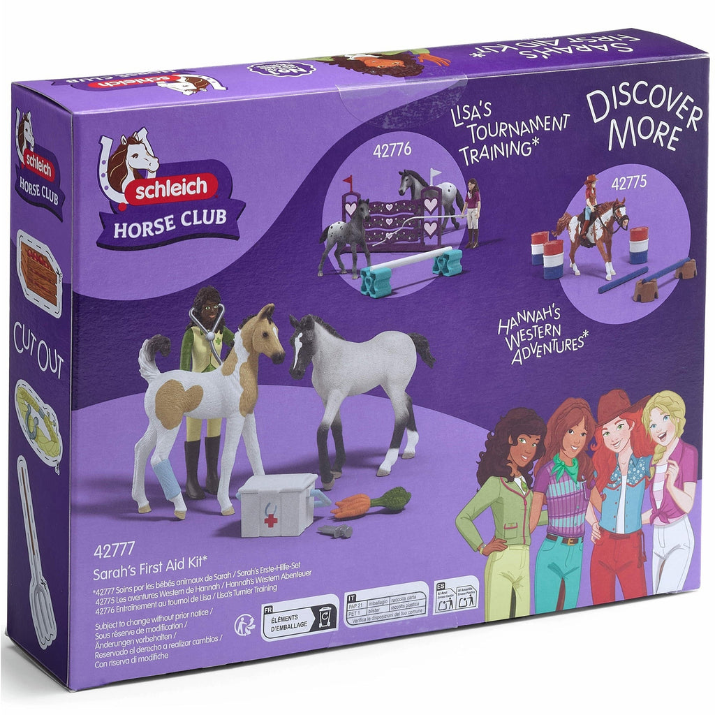 Schleich Horse Club Sarah's First Aid Kit 8-Piece Vet Playset