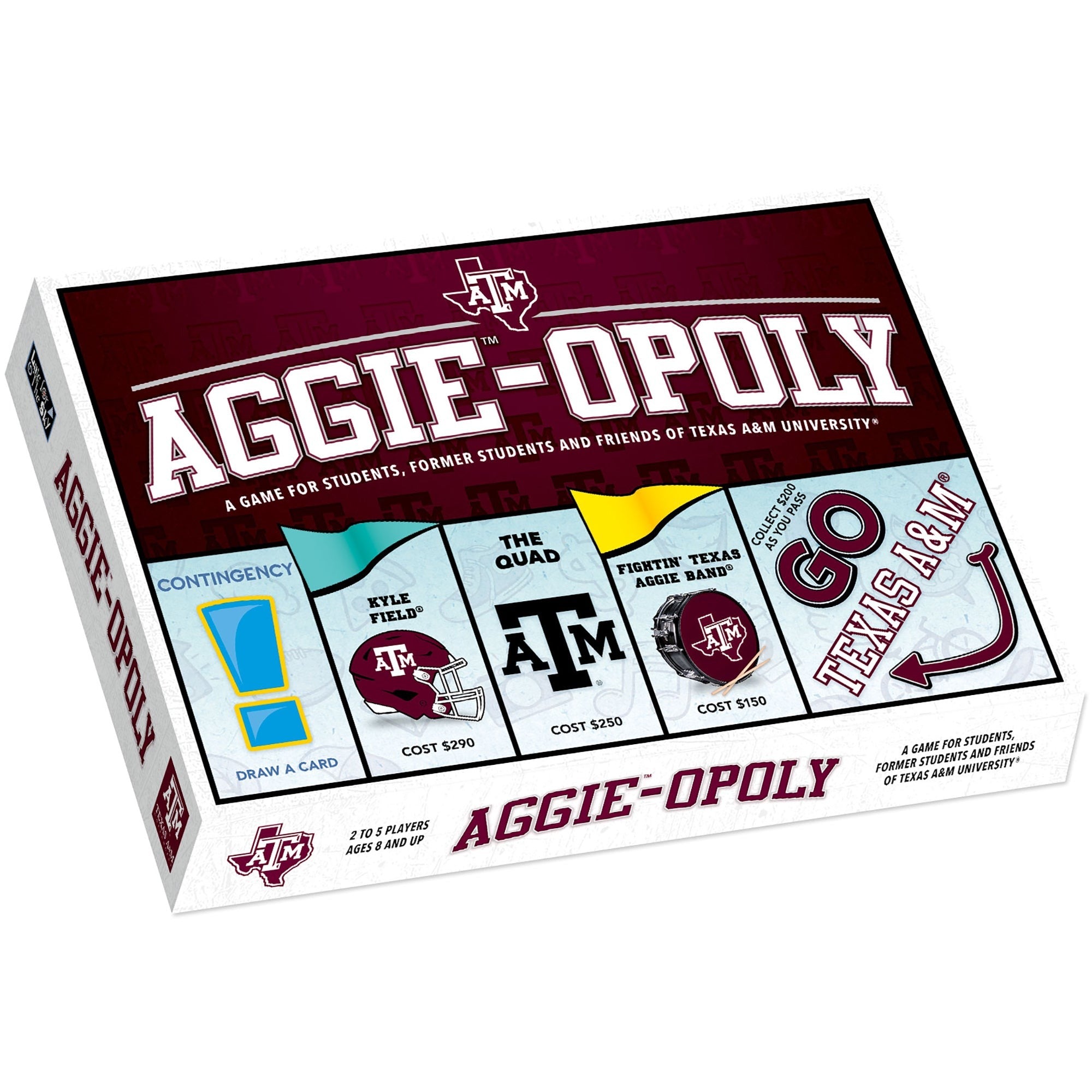 Texas A&M Aggie-Opoly Board Game - Opoly-Style Family Game