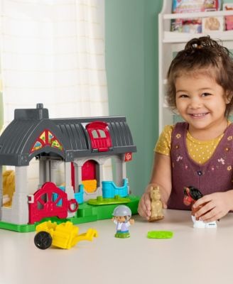 Little People Friendly Horses Stable Toddler Playset - 6 Pieces